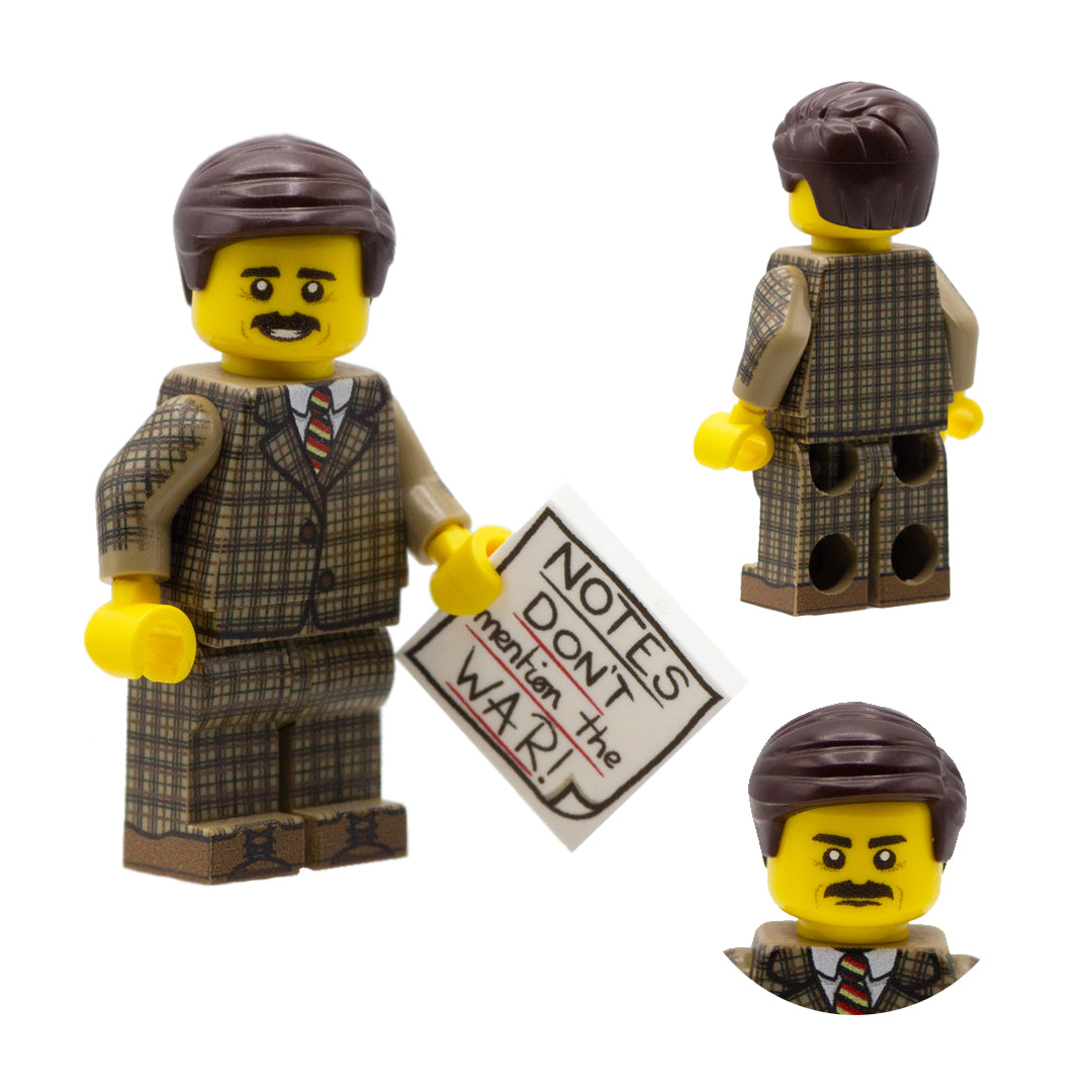 Custom Lego Minifigure Fawlty Towers Set (Basil Fawlty)