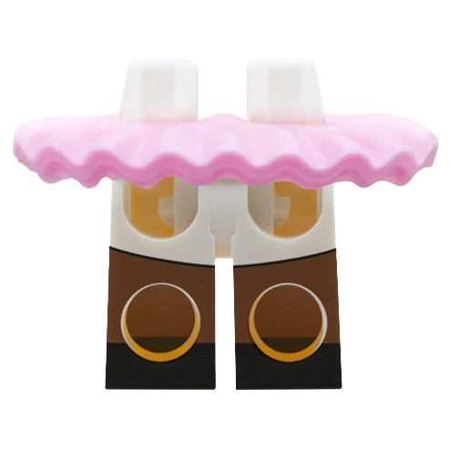 Pink Frilly LEGO Minifigure Skirt