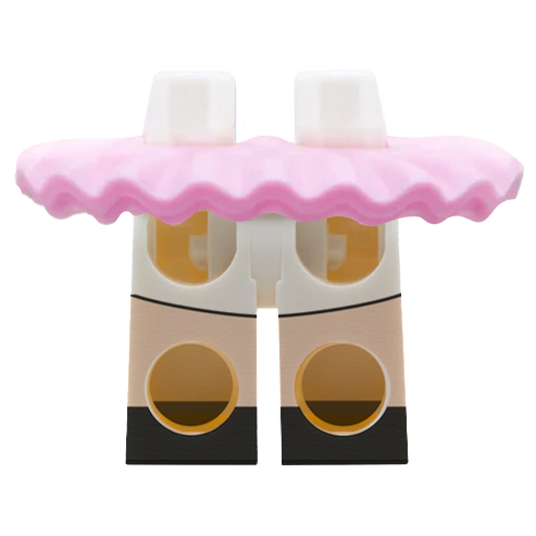 Pink Frilly LEGO Minifigure Skirt