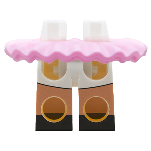 Pink Frilly LEGO Minifigure Skirt