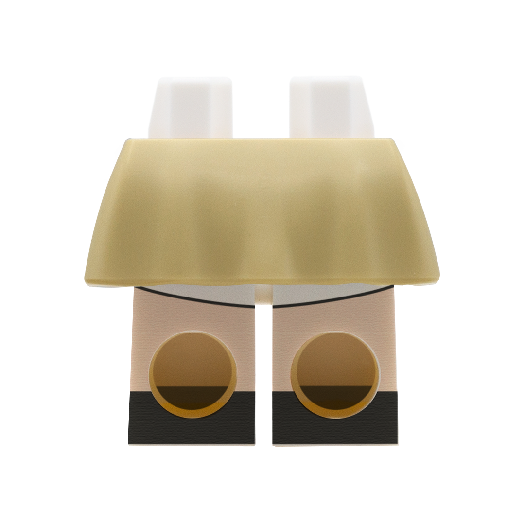 Light Tan LEGO Minifigure Skirt