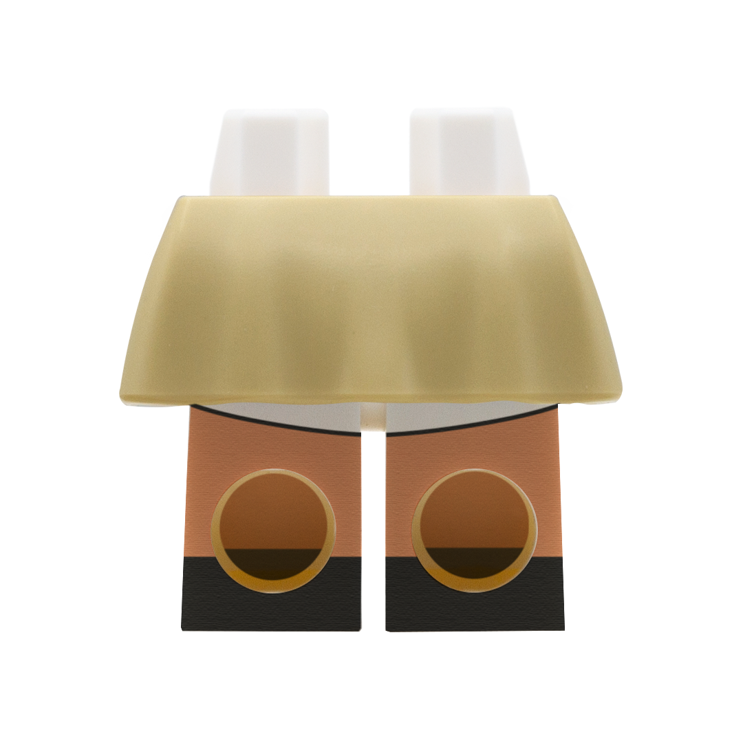 Light Tan LEGO Minifigure Skirt