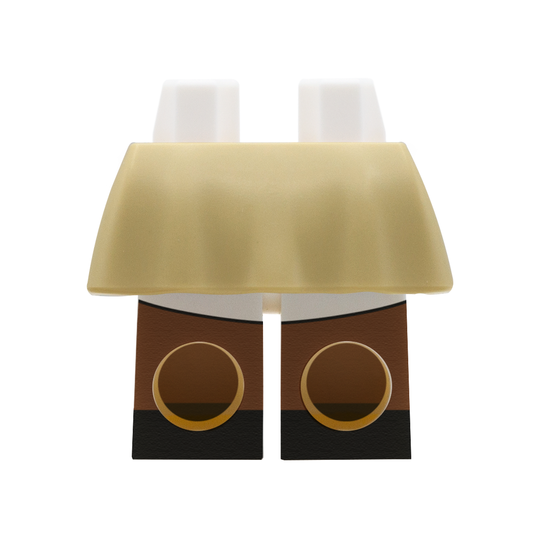 Light Tan LEGO Minifigure Skirt