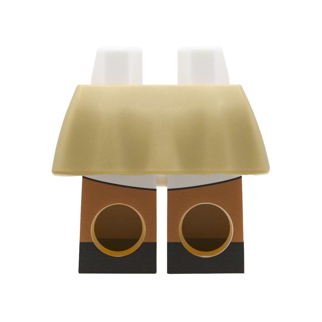 Light Tan LEGO Minifigure Skirt