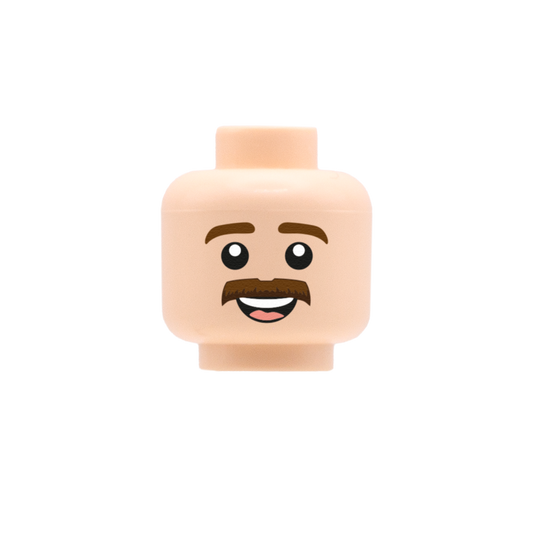 Moustache Tasche for Custom LEGO Minifigure Head