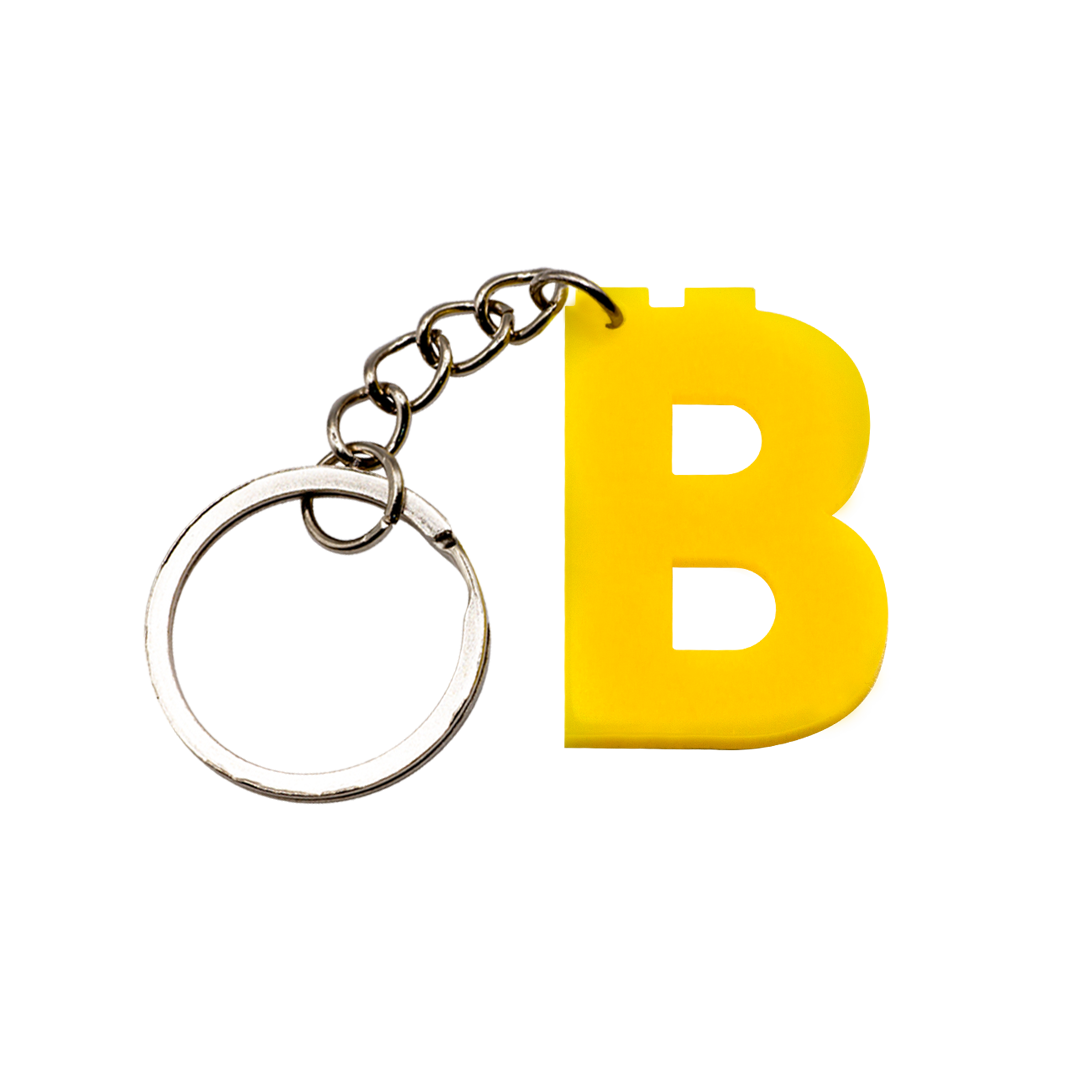 LEGO Acrylic Letter Keychain