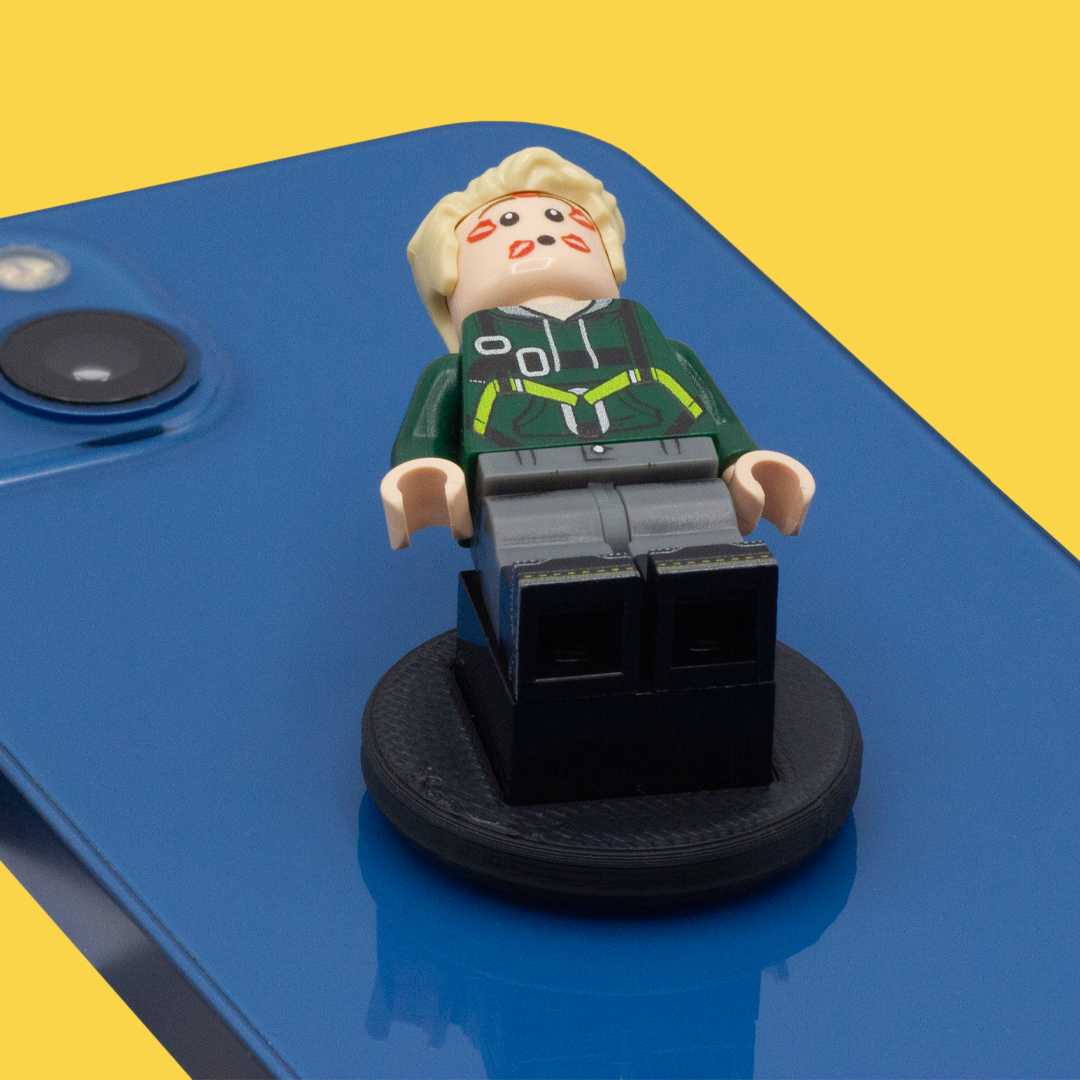 LEGO Minifigure Phone Mount - Custom LEGO Minifigure Display