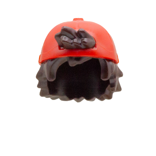 LEGO Minifigure Red Backward Hat