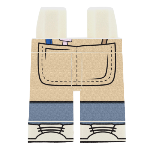 Baker Apron Legs - Custom Printed Minifigure Legs