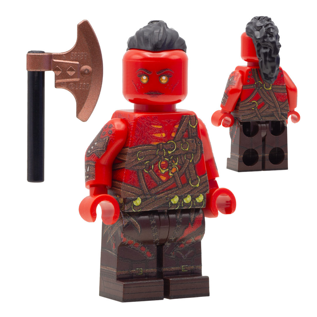 Baldur's Gate; Karlach - Custom Design LEGO Minifigure