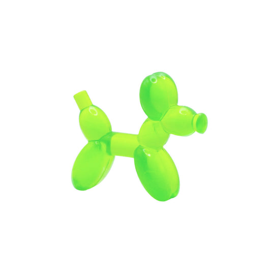 Green Balloon Dog (Translucent) - Minifigure Accessory