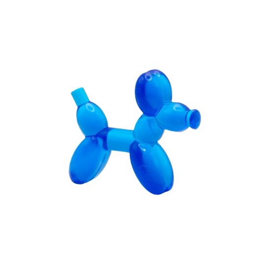 Blue Balloon Dog (Translucent) - Minifigure Accessory