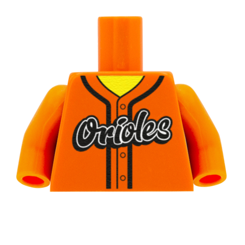 American League Baseball Shirts - Custom Design Minifigure Torso