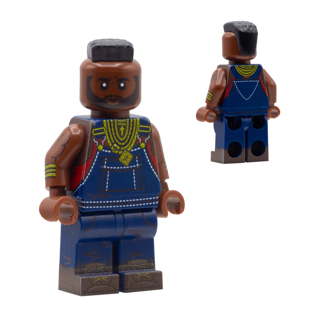 Mr T (B A Baracus) Custom LEGO minifigure