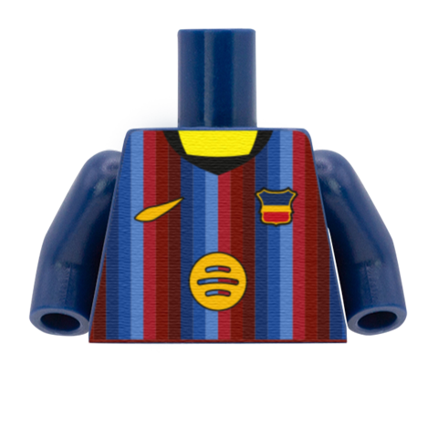 Personalised Barcelona Shirt - Custom Design Minifigure Torso