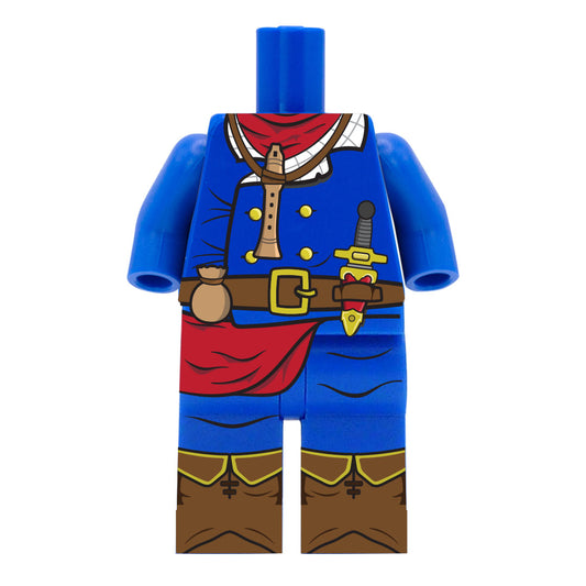 Bard Outfit (Various Colours; Regular and Short Legs) - Custom Design Minifigure Legs and Torso