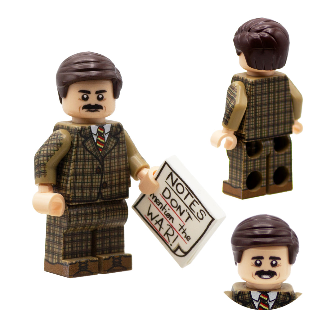 Custom Lego Minifigure Fawlty Towers Set (Basil Fawlty)