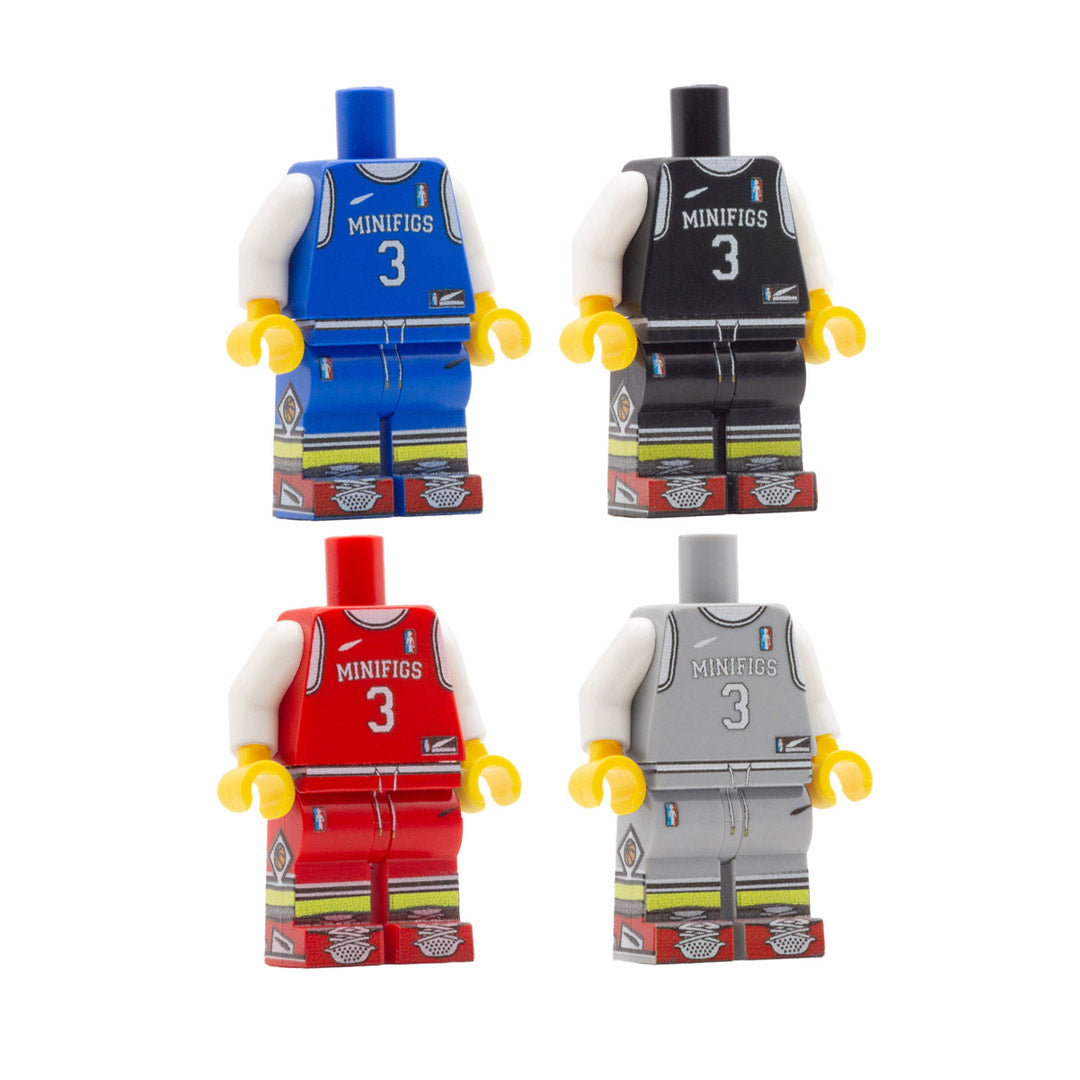 Basketball Minifig Outfit - Custom Design LEGO Minifig