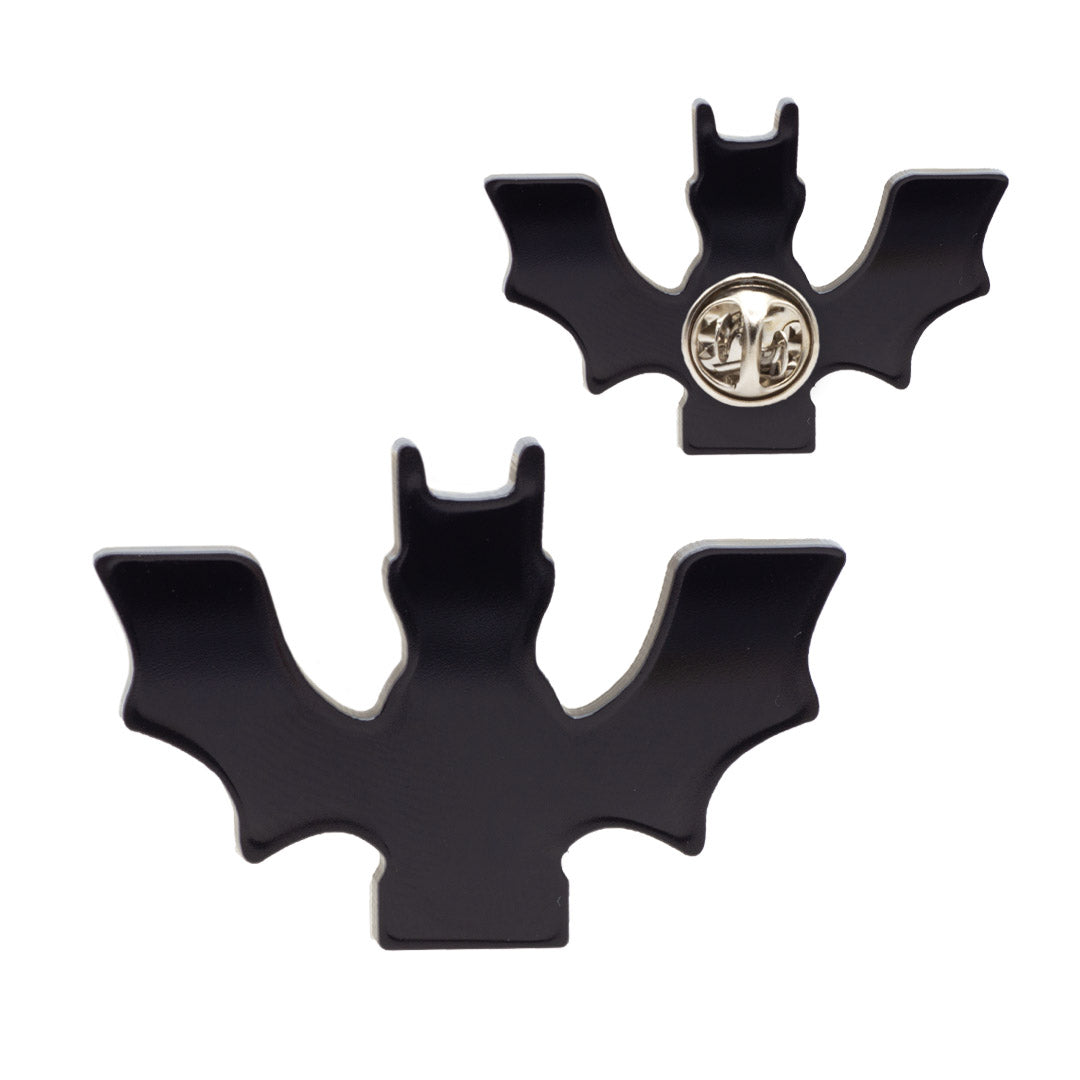Bat Pin Badge - LEGO-inspired Laser Cut Acrylic Accessories