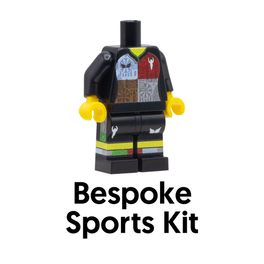Personalised Sports Kit (Any Team / Sport) - Custom Design Minifigure