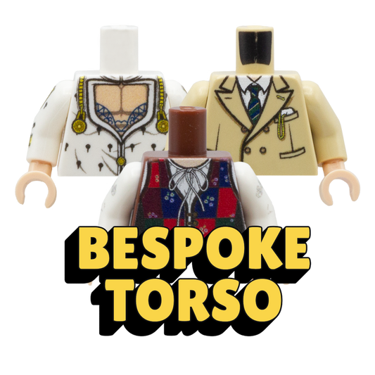 Bespoke Minifigure Torso Design (Based on a Photo or Description) - Custom Design Minifigure Torso
