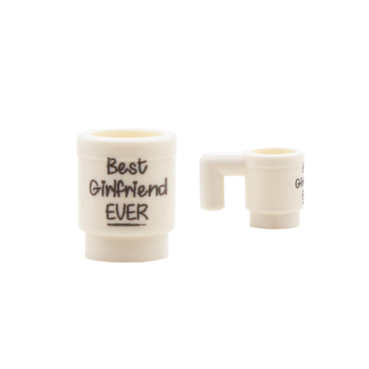 'Best Girlfriend EVER' Mug - Custom Design Minifigure Mug