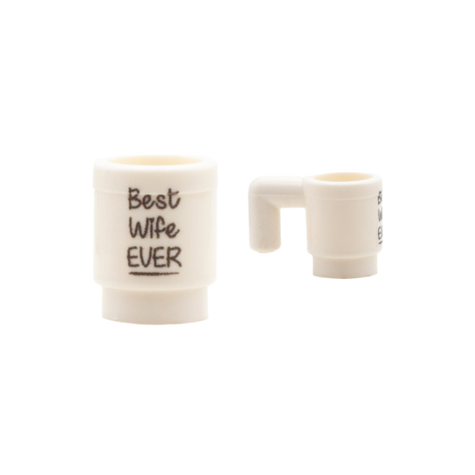 'Best Wife EVER' Mug - Custom Designed LEGO Piece
