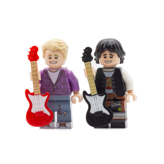 Bill and Ted - Custom Design LEGO Minifigure Set