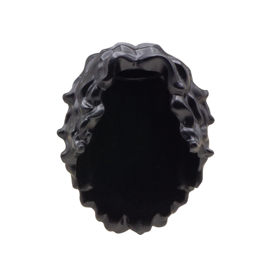Big Black Long Curly LEGO Minifigure Hair
