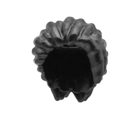 Black Locks Short Ponytail - LEGO Minifigure Hair