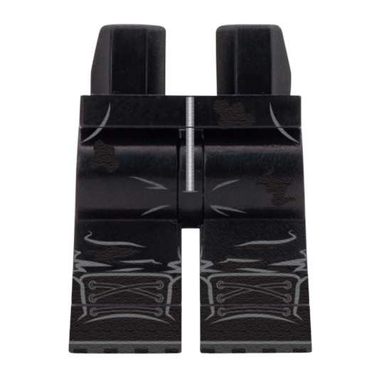 Black Mechanic Legs - Custom Printed Minifigure Legs