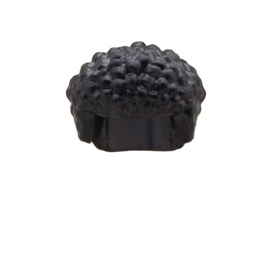 Black Medium Afro - LEGO Minifigure Hair