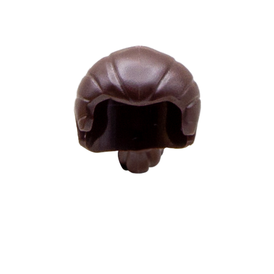 Dark Brown Short Low Ponytail - LEGO Minifigure Hair