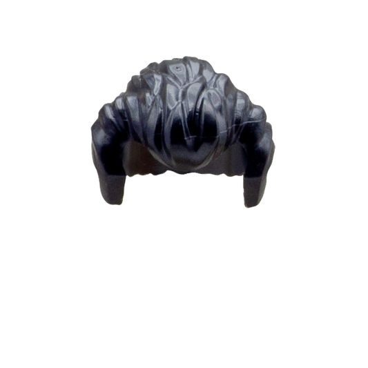 Black receding LEGO Hair