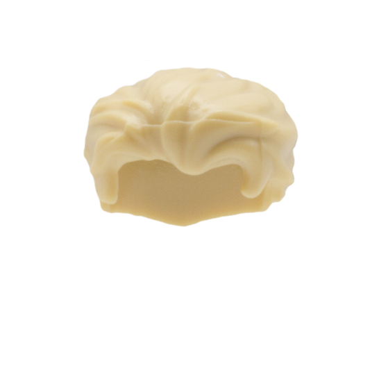 Blonde Trendy Swept Back Hair with Wavy Fringe - LEGO Minifigure Hair