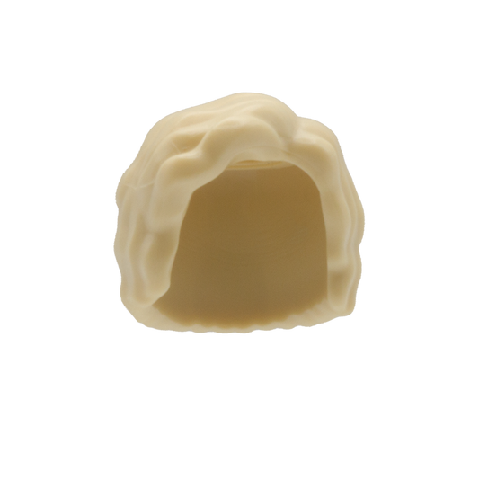 Blonde Wavy/Curly Mid Length with Side Parting - LEGO Minifigure Hair