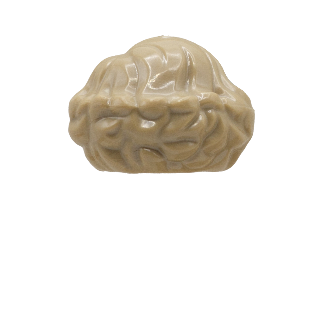 Dark Blonde Short Curls LEGO Minifigure Hair