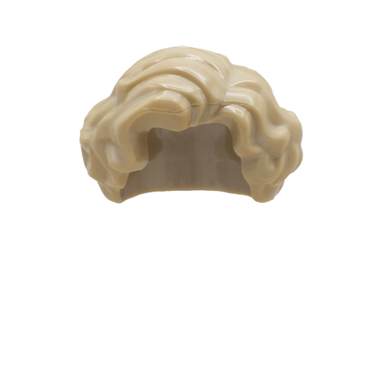 Dark Blonde Short Curls LEGO Minifigure Hair