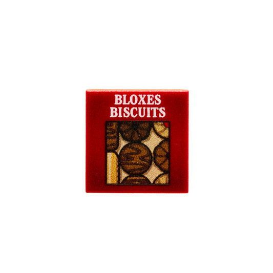 Custom LEGO Bloxes Biscuits (Minifigure Accessory based on Fox's Biscuits)