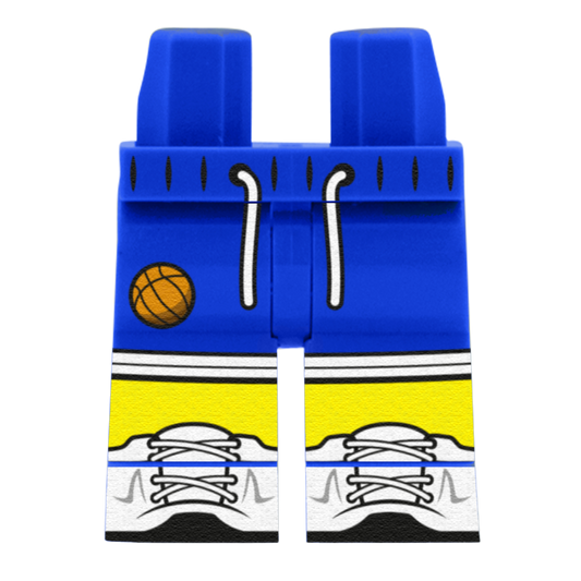 Blue Basketball Shorts – Custom Printed Legs