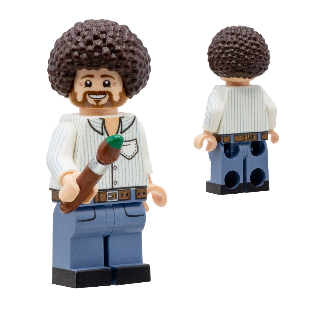 LEGO Bob Ross Minifigure