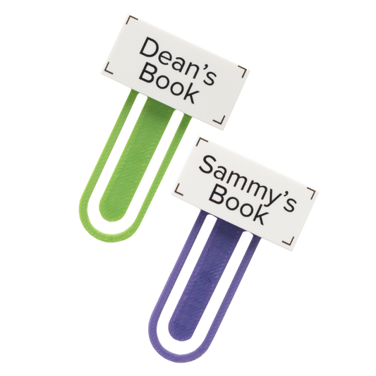 Bookmark Clip for a Custom Message Tile - 3D Printed LEGO Tile Display