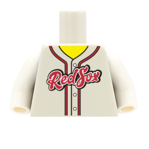 Boston Red Sox (American League) - Custom Design Minifigure Torso