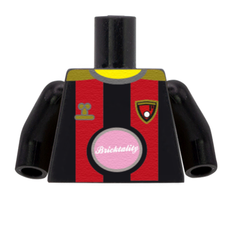 Personalised Bournemouth Shirt - Custom Design Minifigure Torso