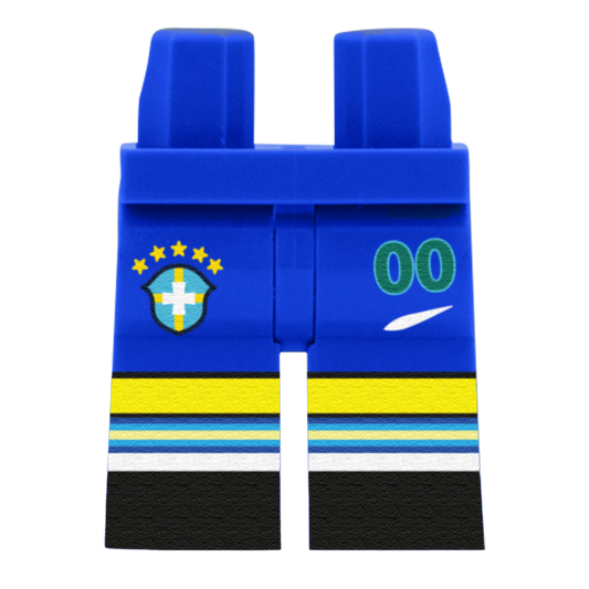 2026 Brazil Football Shorts - Custom Minifigure Legs