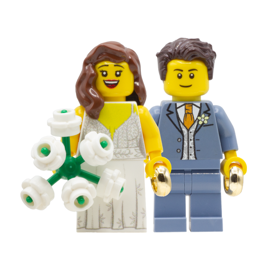 Personalised Wedding Cake Toppers - Custom Design Minifigures