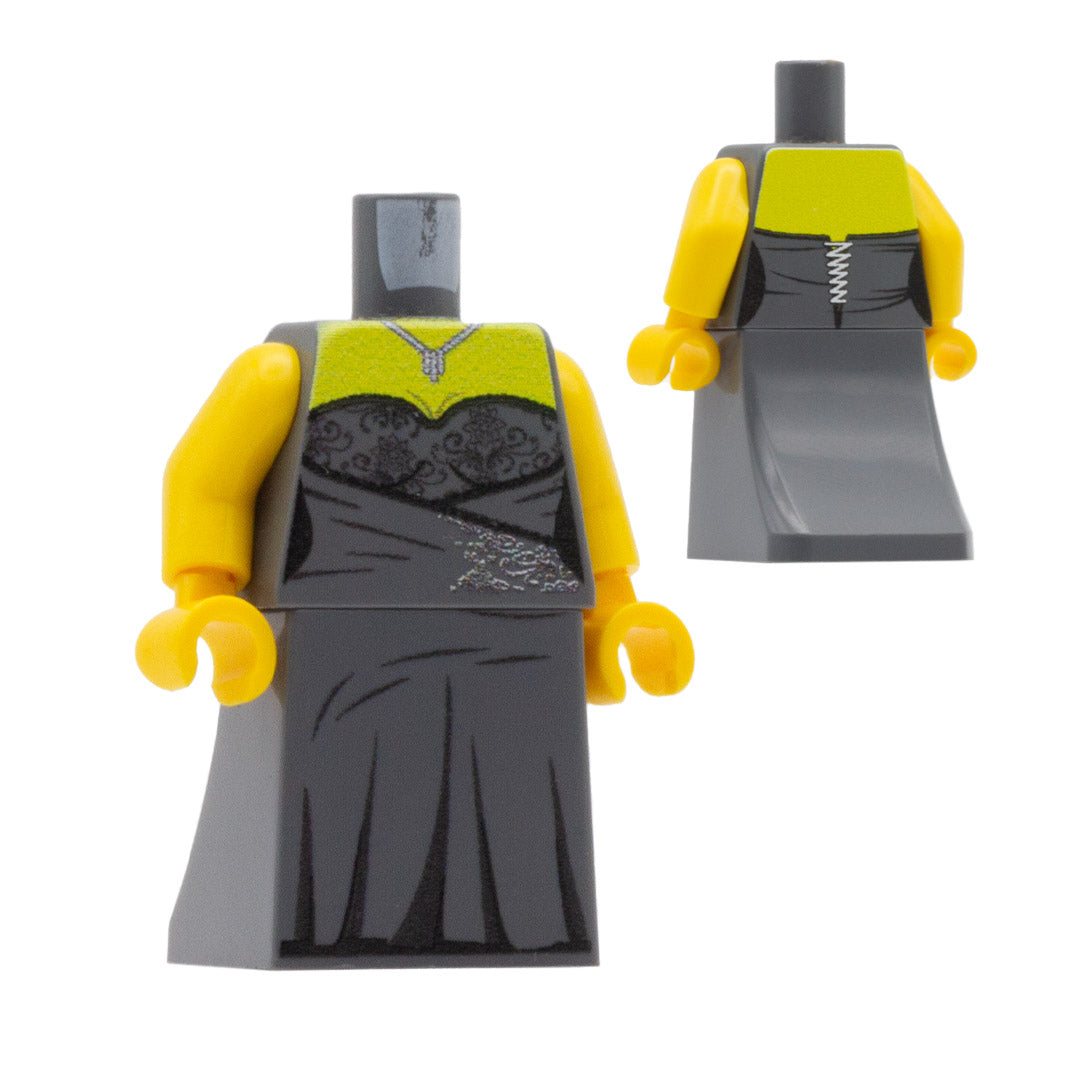 custom LEGO minifigure bridesmaid dress