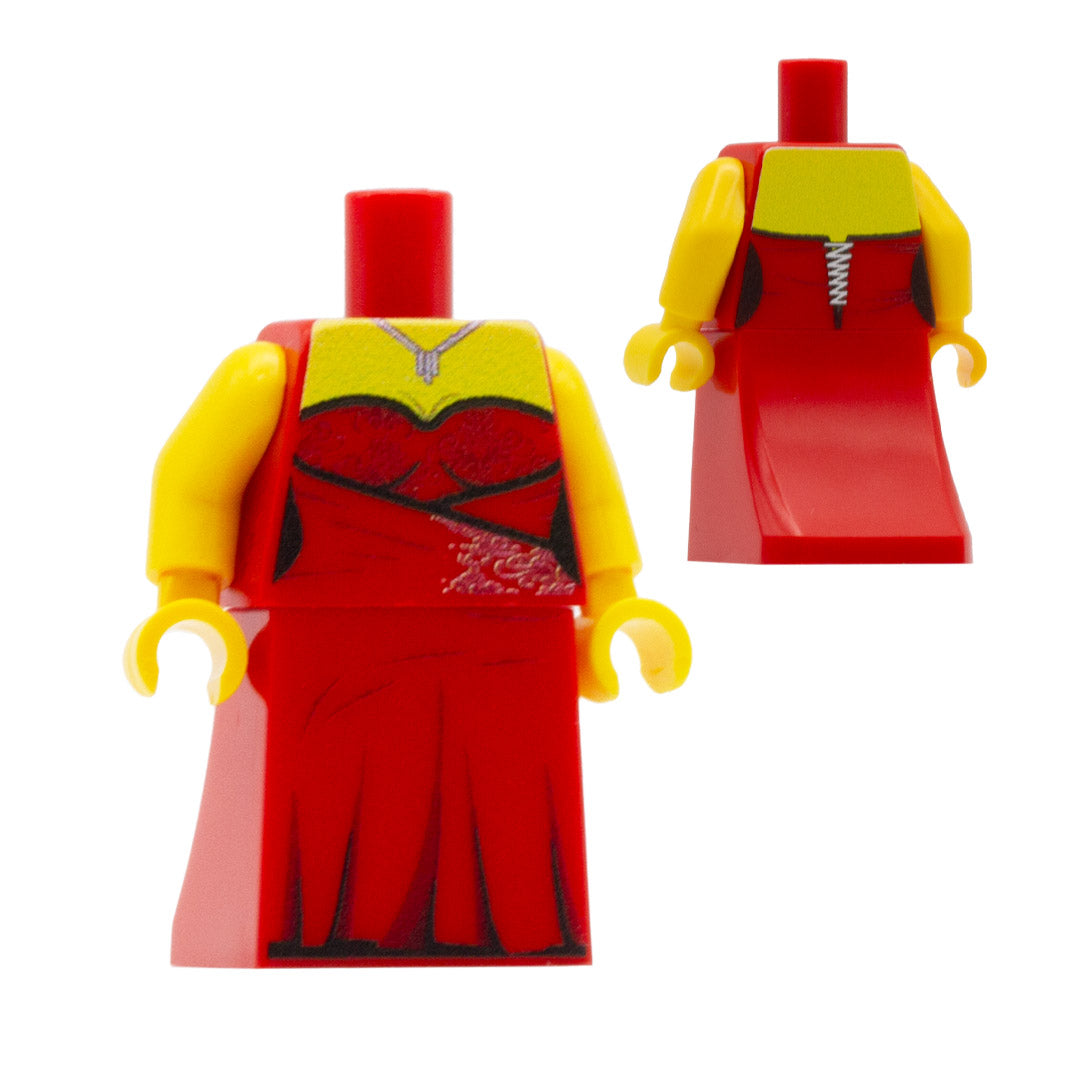 custom LEGO minifigure bridesmaid dress
