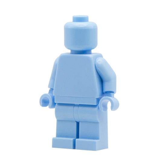 Light Royal Blue Monochrome LEGO Minifigure