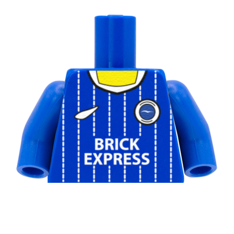 Personalised Brighton Shirt - Custom Design Minifigure Torso